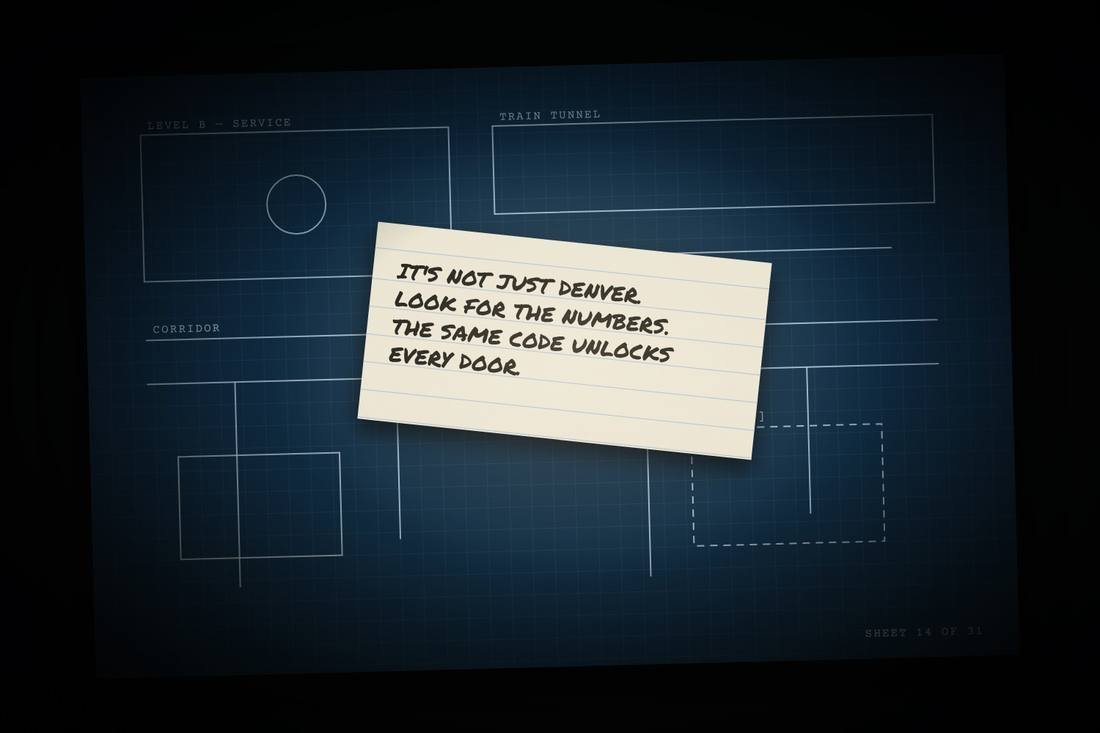 The Slip of Paper in the Blueprints